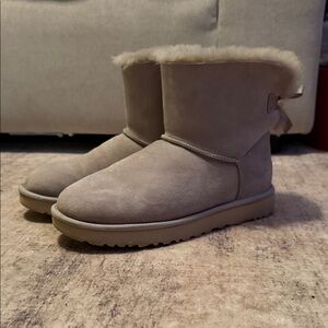 UGG Classic Beige Shearling Boots